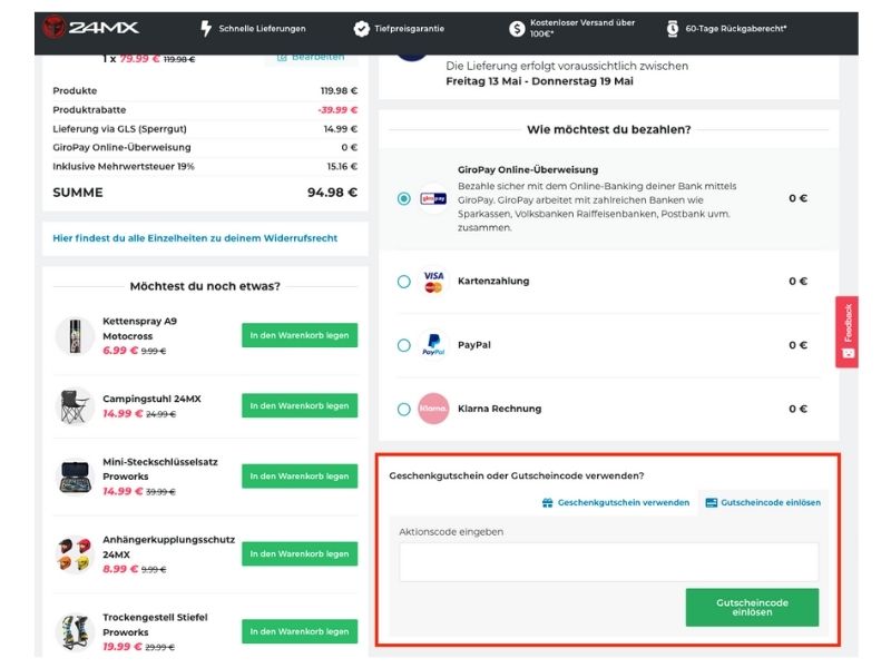 24mx Rabattcode
