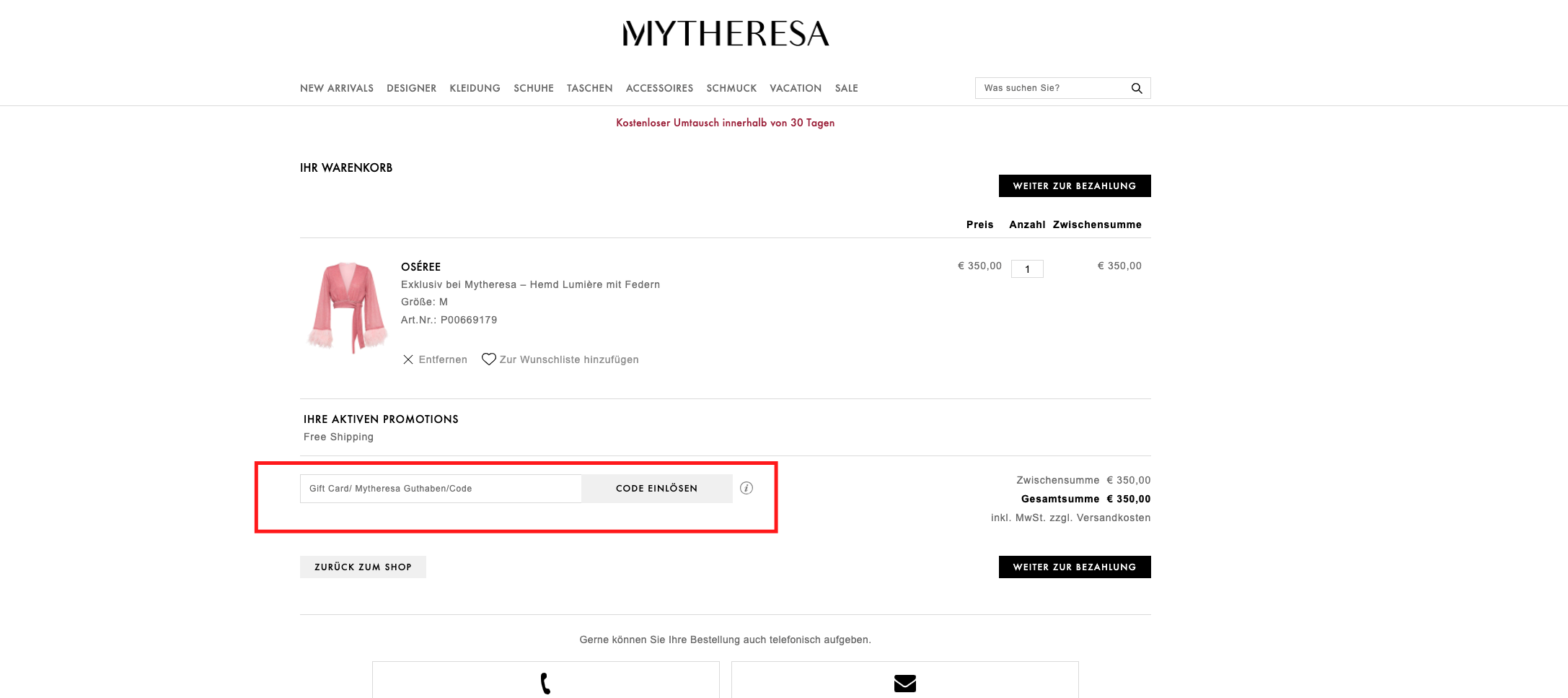 Mytheresa Rabattcode