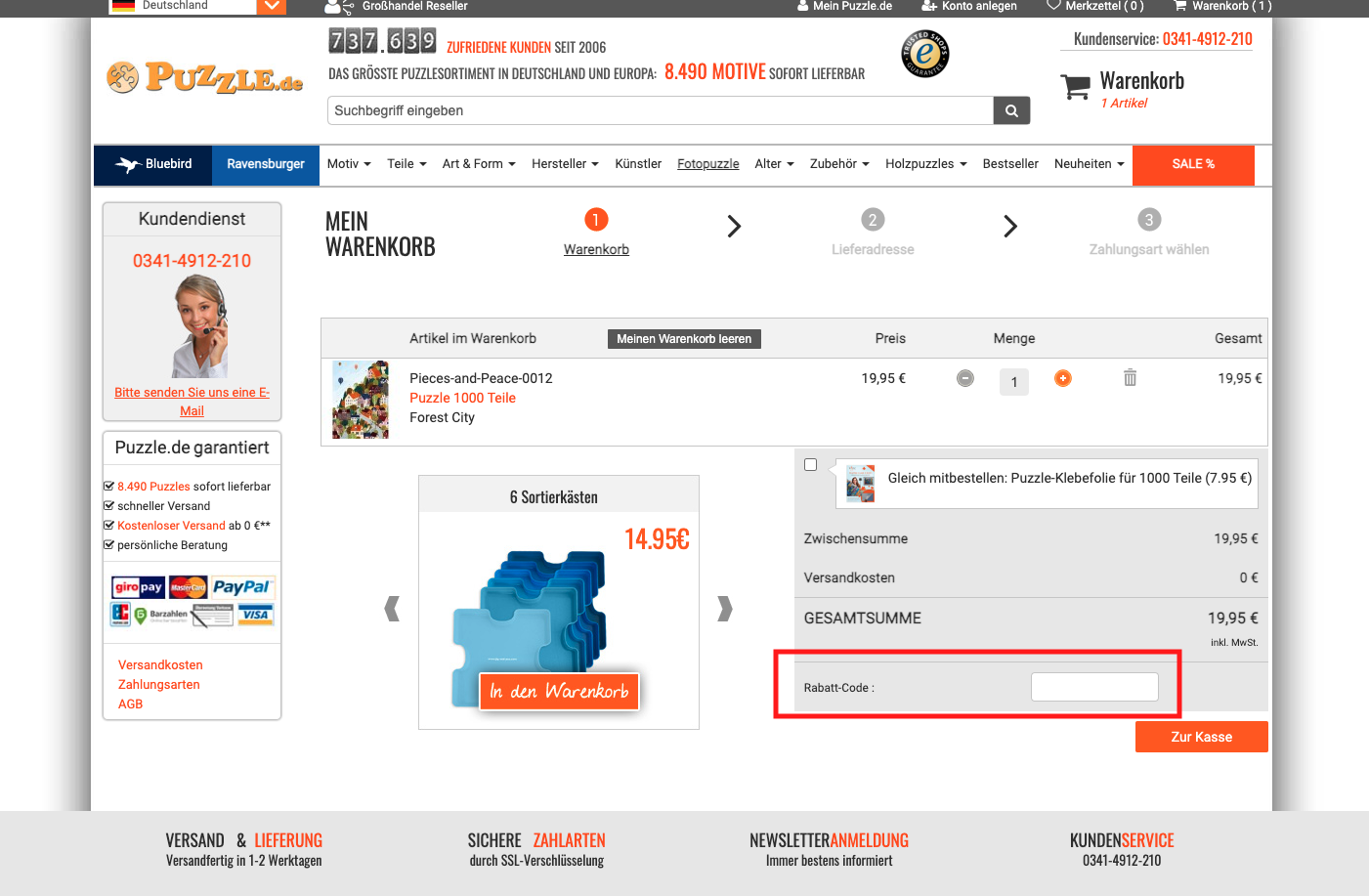 Puzzle.de Rabattcode