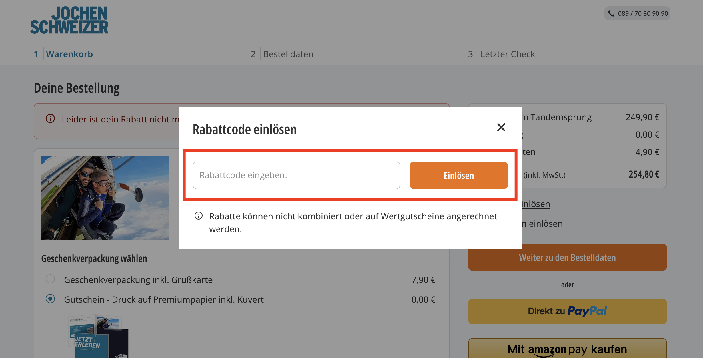 Jochen Schweizer Rabattcode