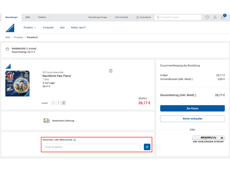 Ravensburger Rabattcode