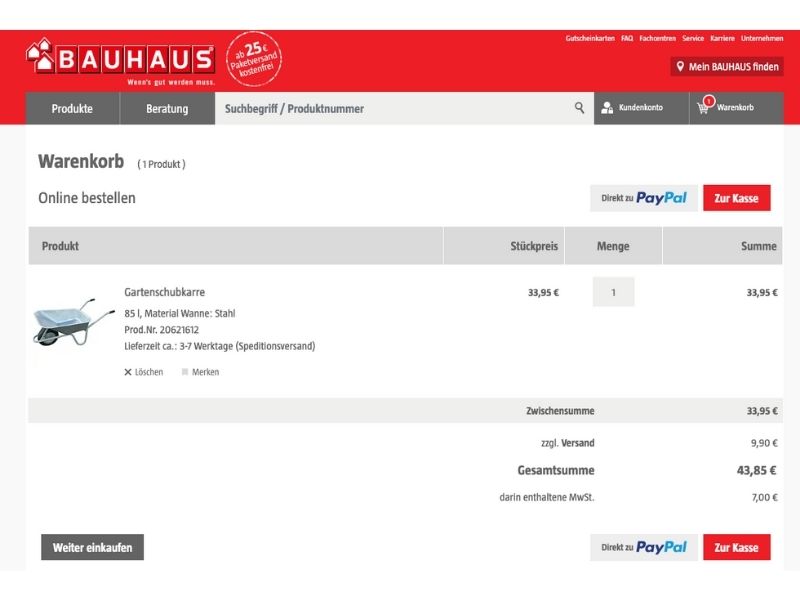 Bauhaus Rabattcode