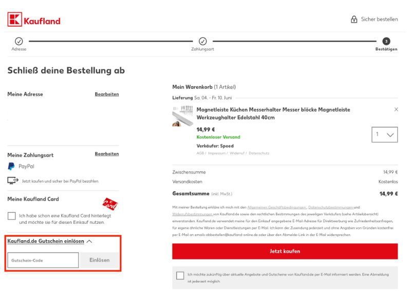 Kaufland Rabattcode