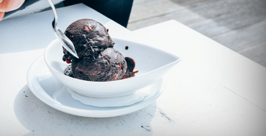 hausgemachtes Eis